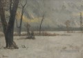 WINTER LANDSCAPE La neige américaine Albert Bierstadt